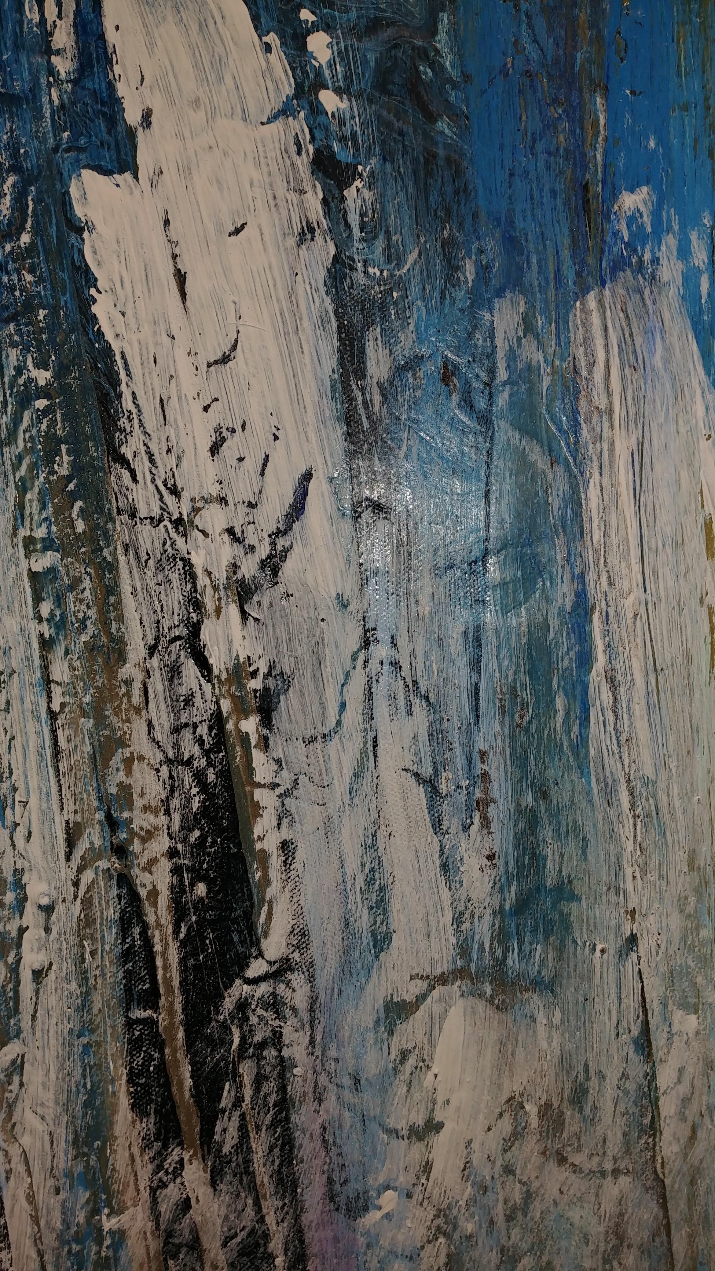Ever Upward 48 X 48 - Painting Astratto di Nancy Seibert