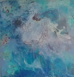 Serenity with Fuchsite and Amethyst stones  48 X 48