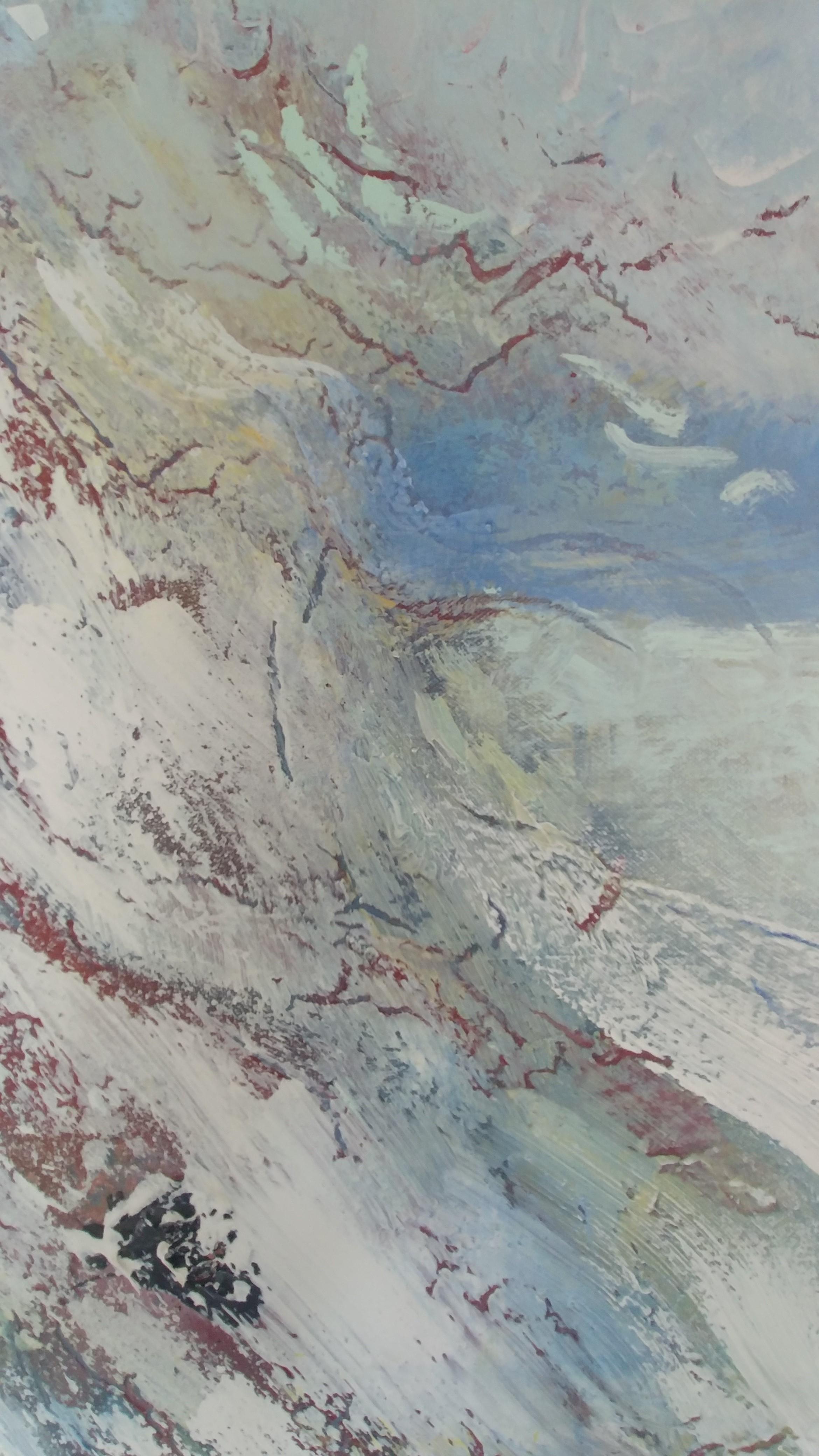 Up & Up and Away 36 X 36 - Painting di Nancy Seibert
