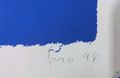 Airborne, Sérigraphie avec ajouts de collages sur papier velours Somerset Signé/N