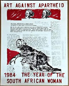 Art Against Apartheid The Year of the South African Woman (Lt Ed only 30 Signed)