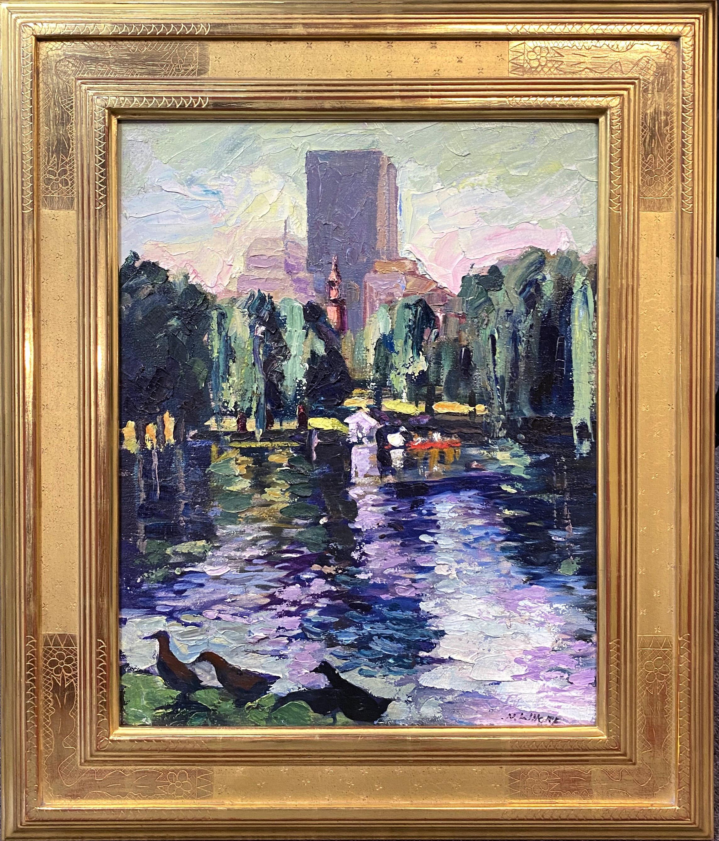 Boston Public Gardens – Art von Nancy Whorf