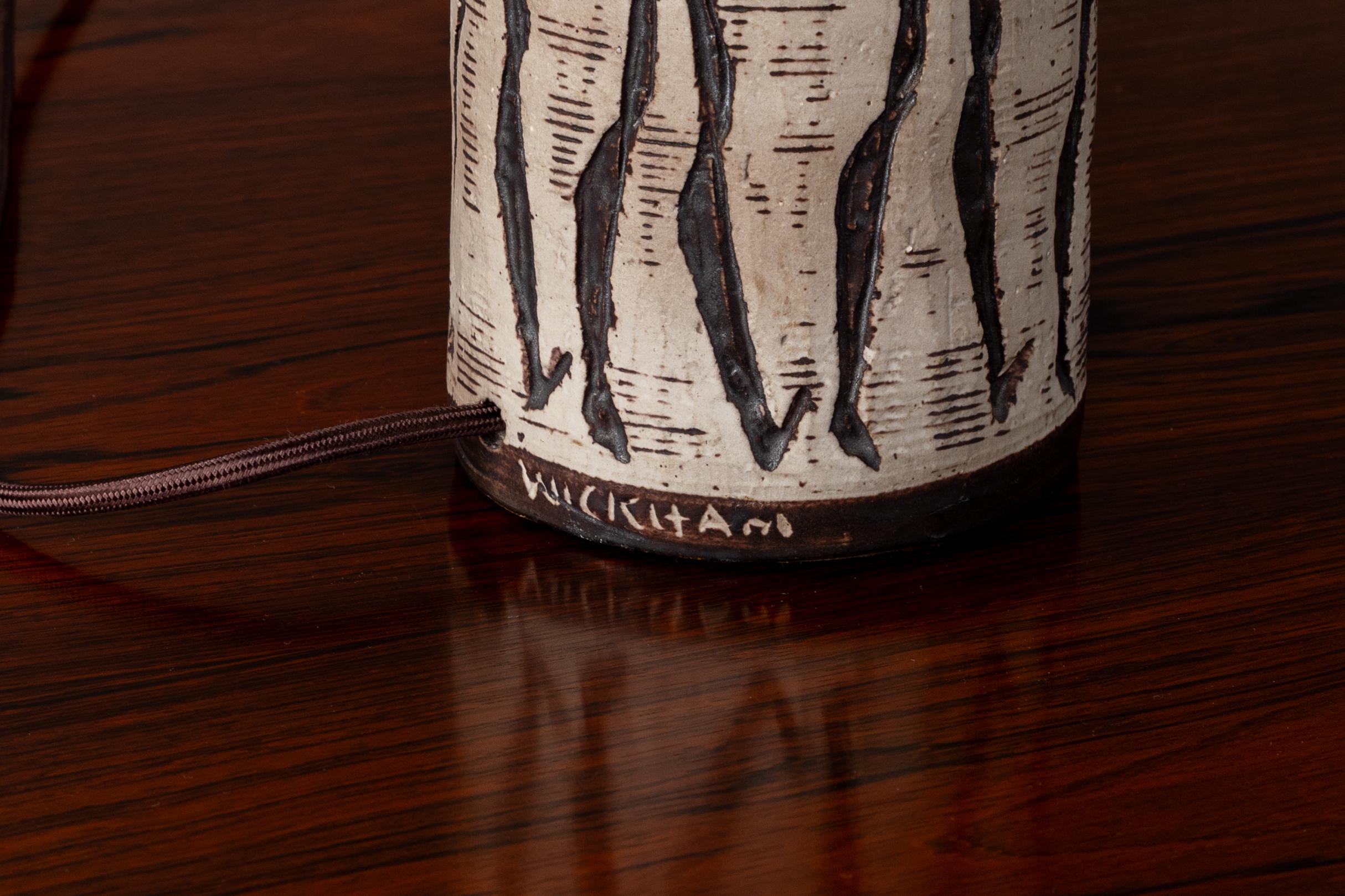 Nancy Wickham Ceramic Table Lamp For Sale 3