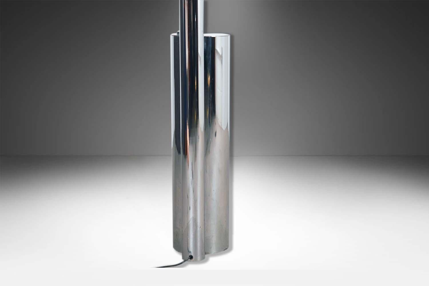 Italian Nanda Vigo Golden Gate Floor Lamp for Arredoluce For Sale