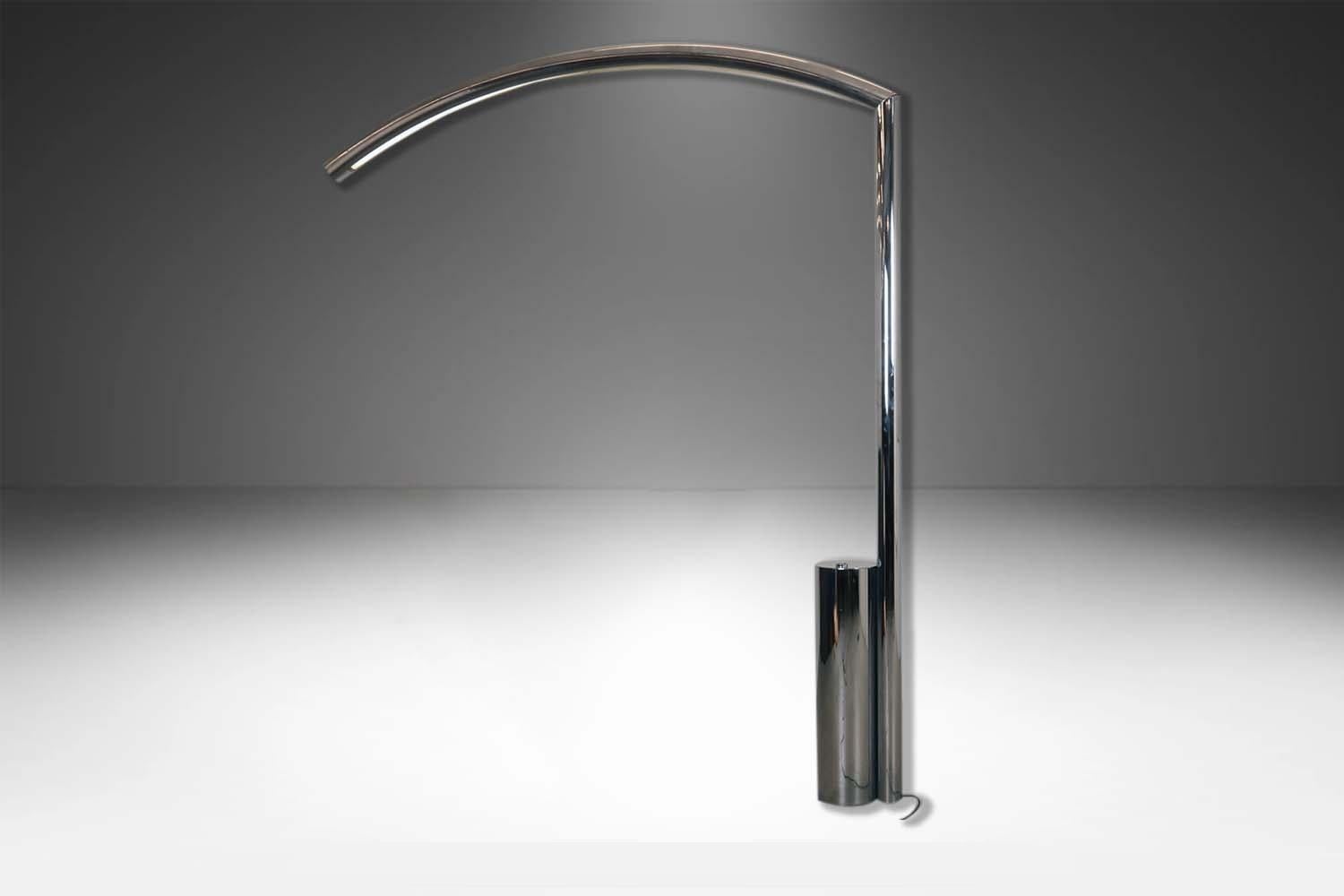 Late 20th Century Nanda Vigo Golden Gate Floor Lamp for Arredoluce For Sale