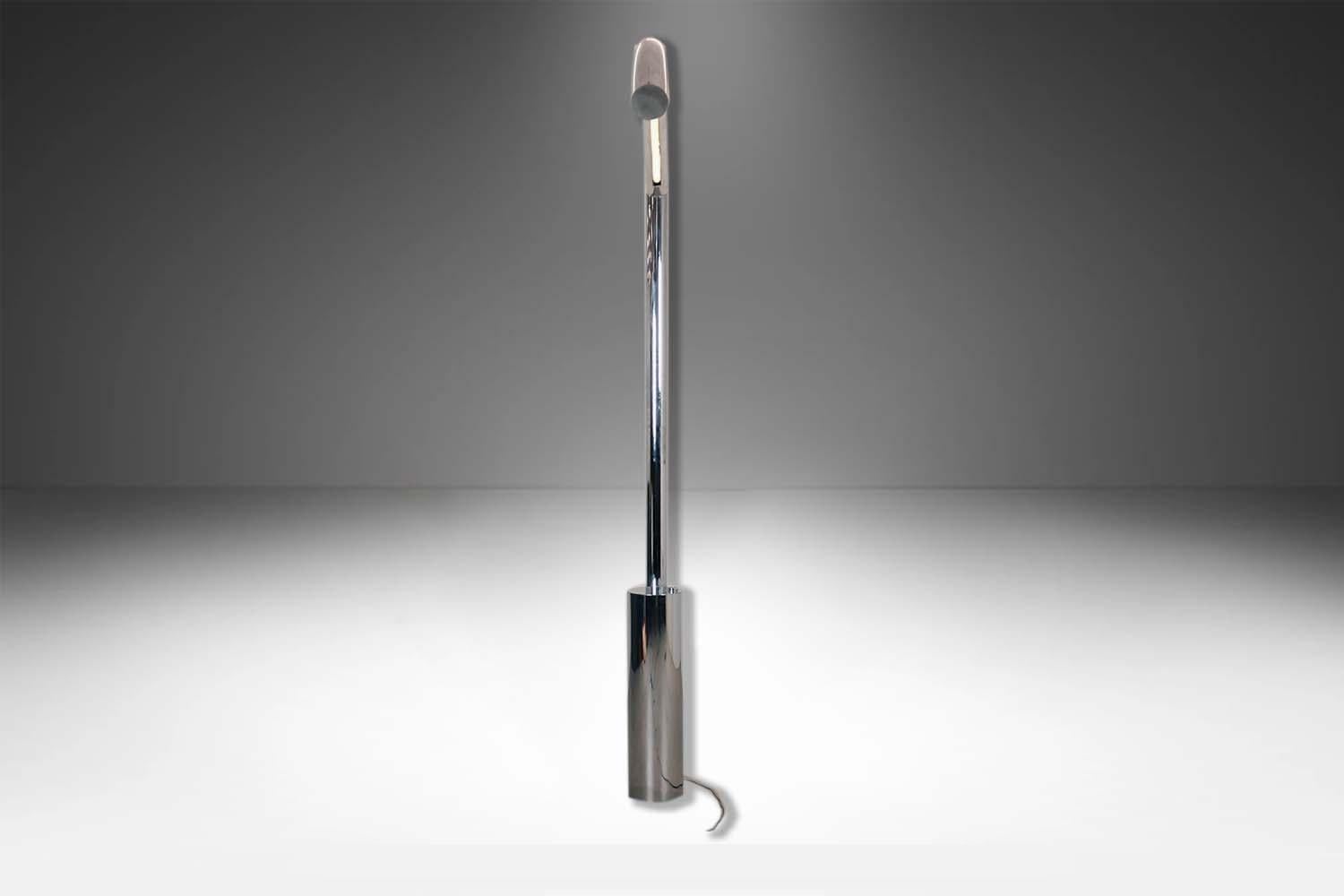 Steel Nanda Vigo Golden Gate Floor Lamp for Arredoluce For Sale