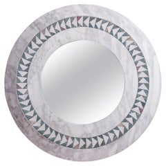 Miroir en marbre Nanda Vigo "Lady Placidia" par Glas Italia, Italie, 1992