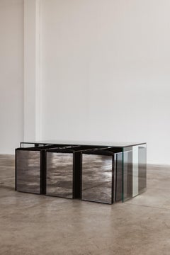 Nanda Vigo “Top” Dining Room Set for Édition Fai International, 1970s