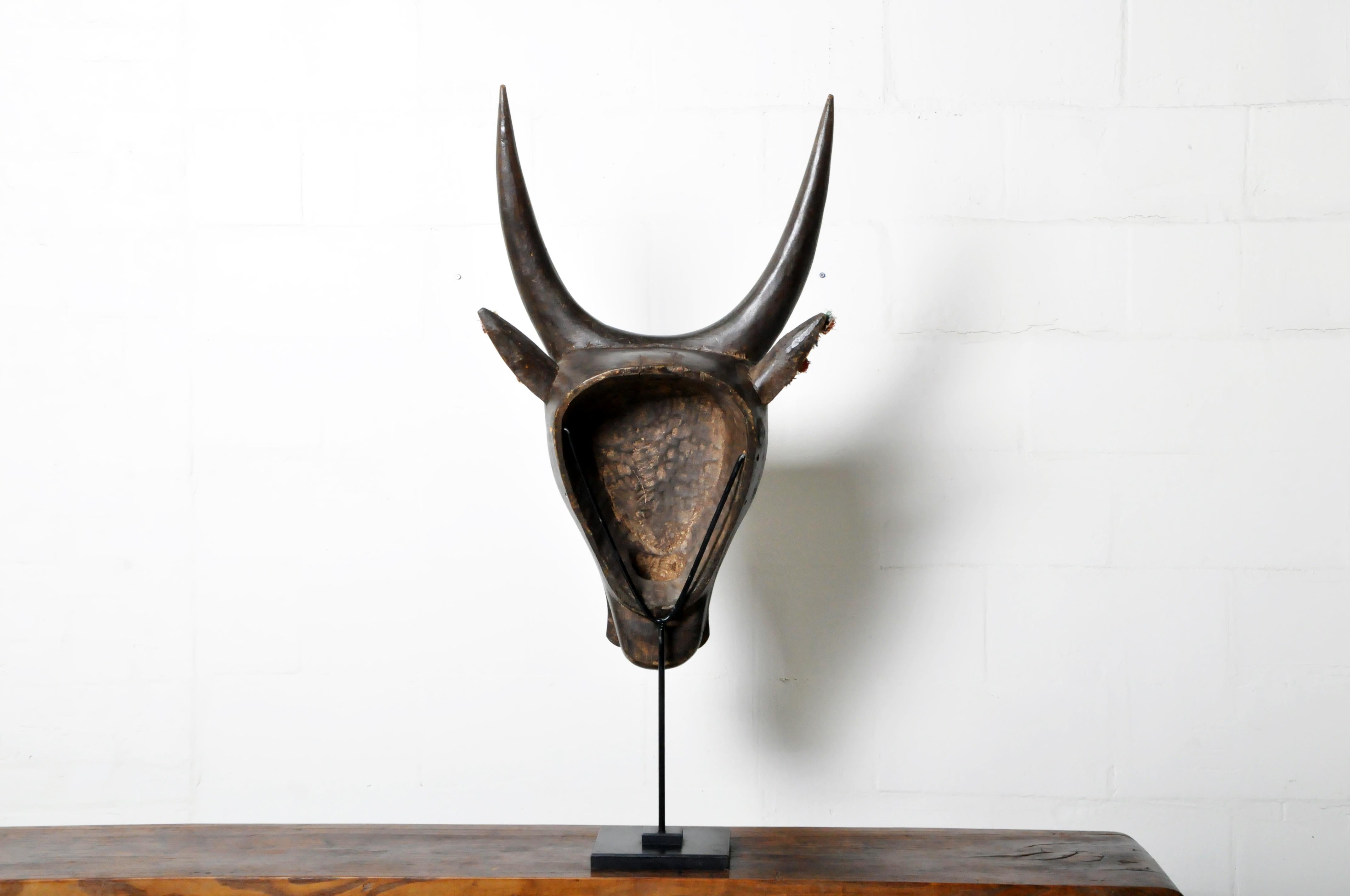 Nandi Bull Carving Mounted 12