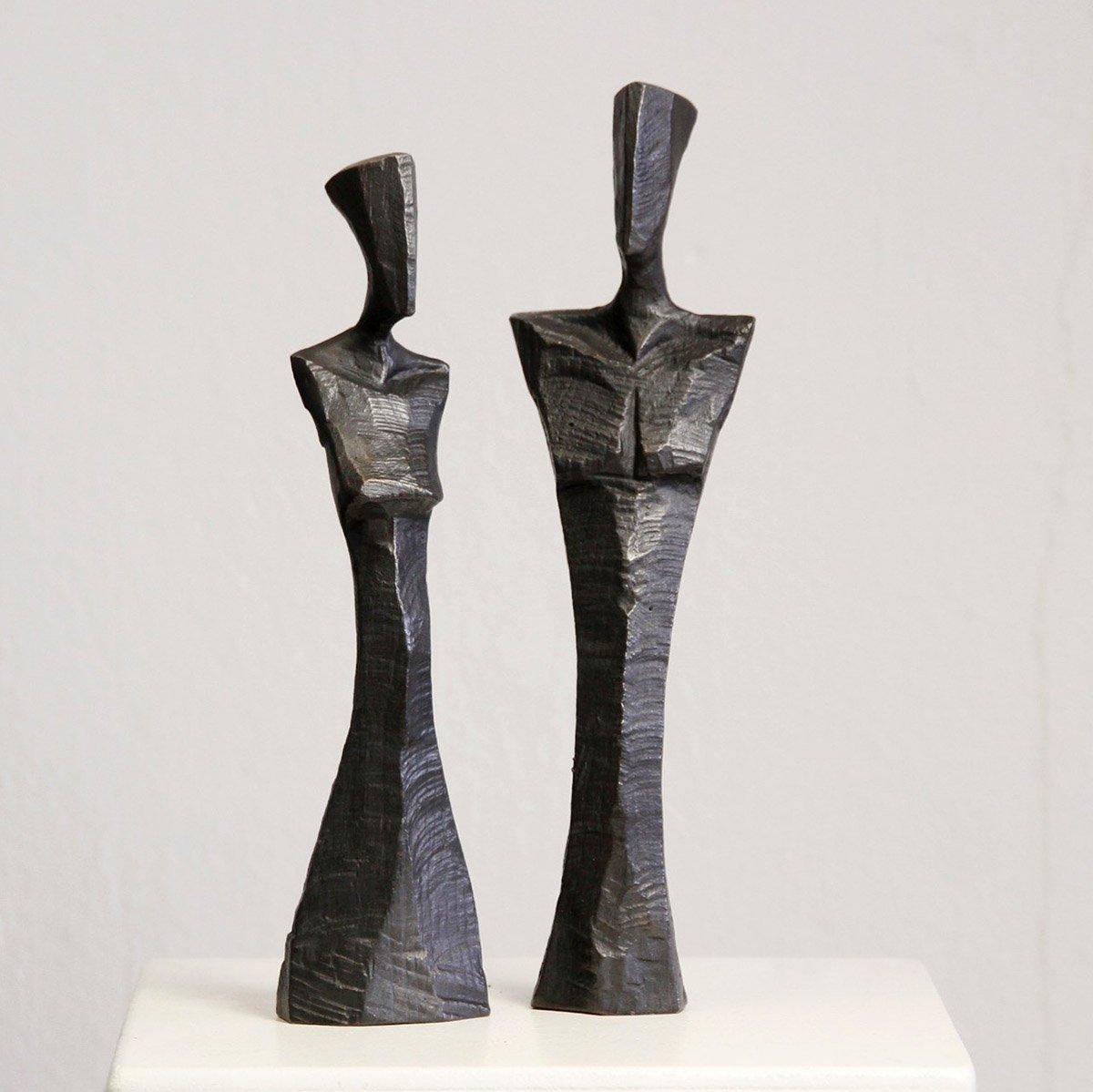 Torso of Amici by Nando Kallweit. Elegant bronze sculpture of the torso of a man For Sale 1
