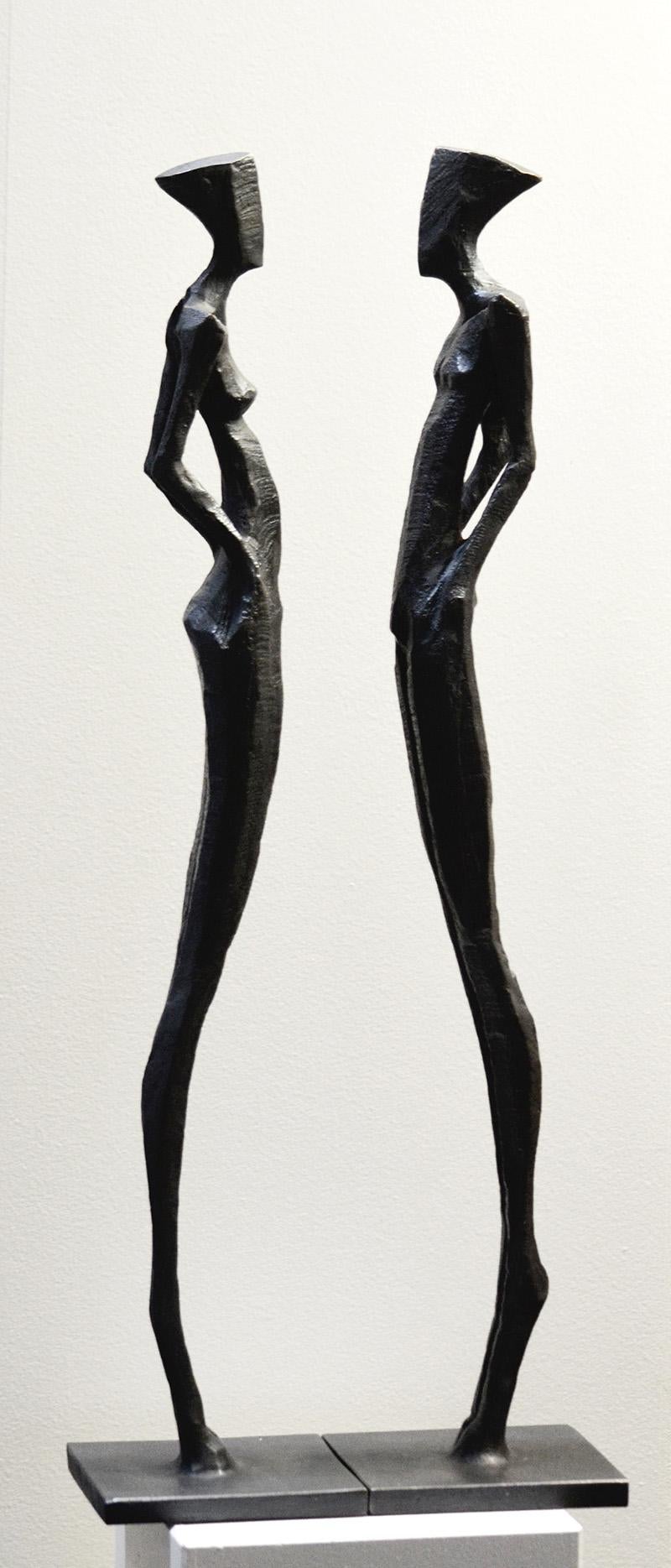 Antonio by Nando Kallweit.  Elegant bronze sculpture, Edition of 25 For Sale 7