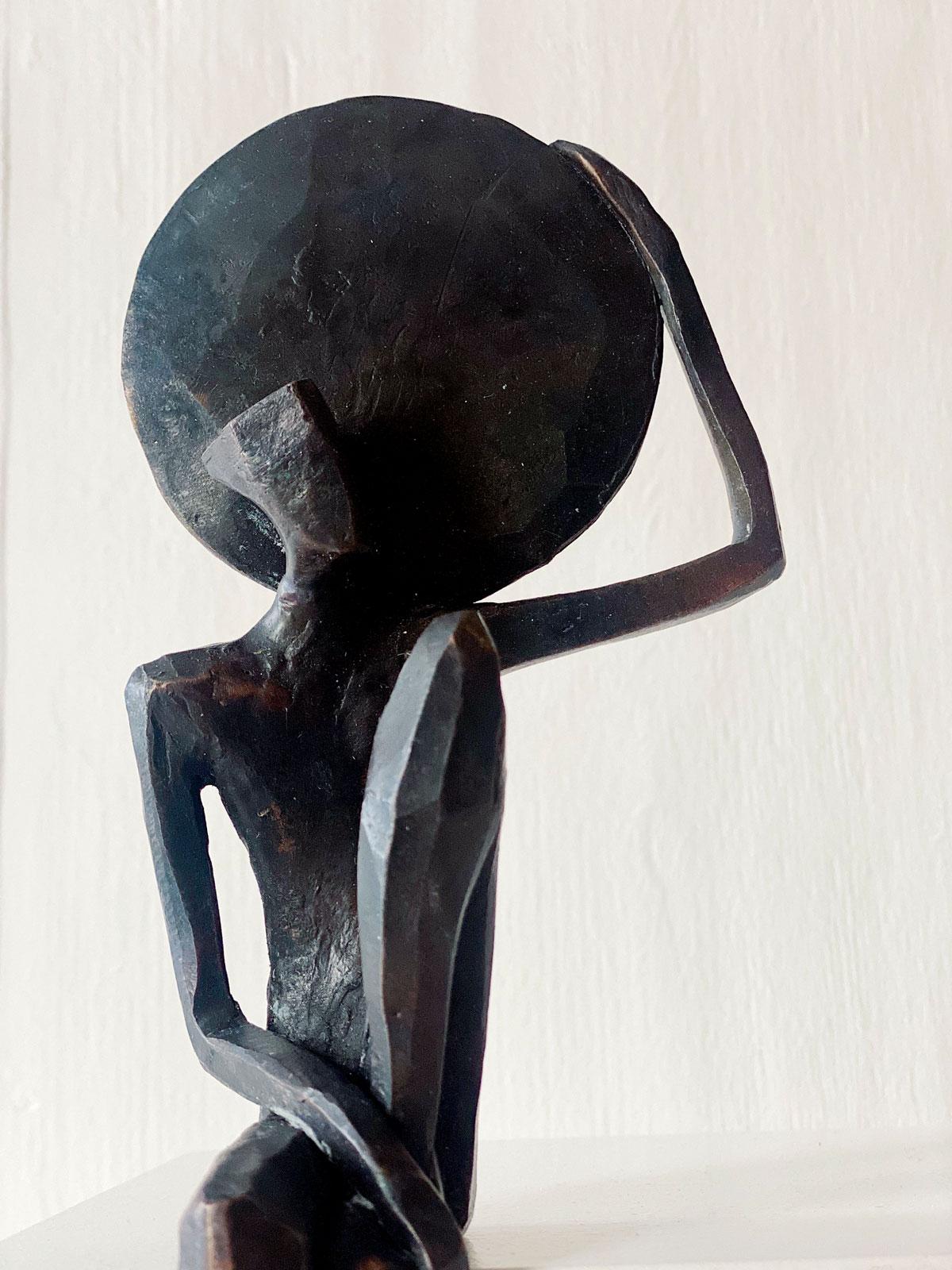 Apollon #IV by Nando Kallweit.  Elegant figurative sculpture. For Sale 2