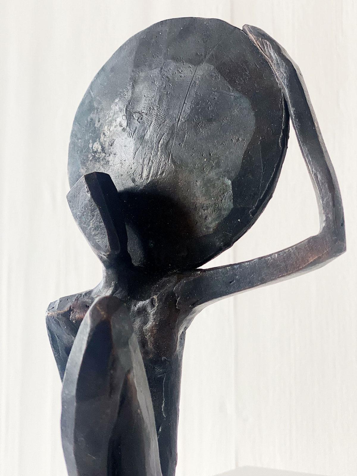 Apollon #IV by Nando Kallweit.  Elegant figurative sculpture. For Sale 3