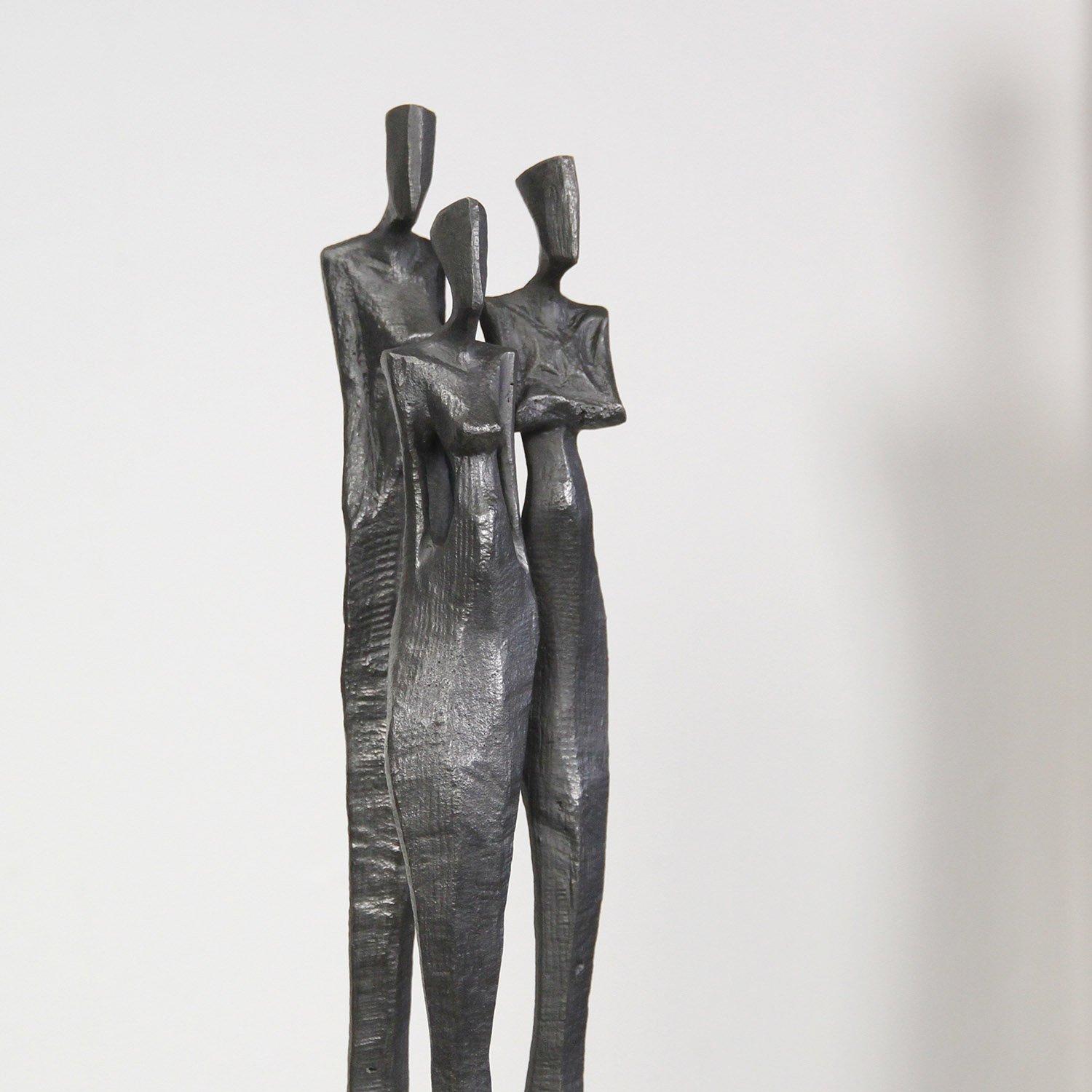 Donne V by Nando Kallweit. Bronze Sculpture of 3 female figures , Edition of 25 For Sale 3