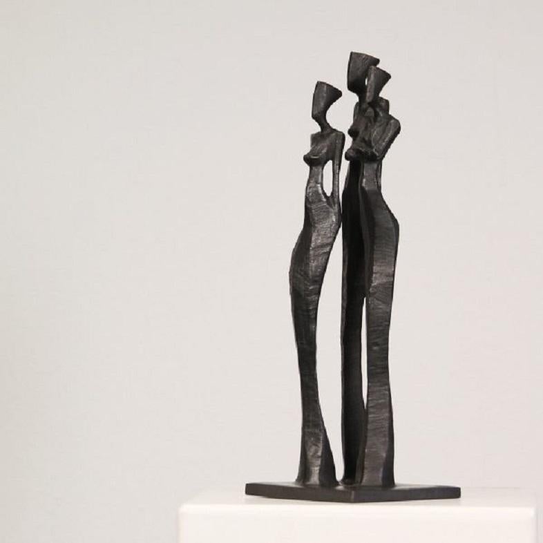 Donne V by Nando Kallweit. Bronze Sculpture of 3 female figures , Edition of 25 For Sale 4