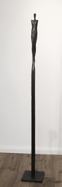 Edward III by Nando Kallweit. Tall, elegant bronze sculpture of human figure.