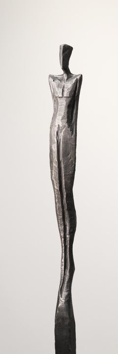 Edward III by Nando Kallweit. Tall, elegant bronze sculpture of human figure.