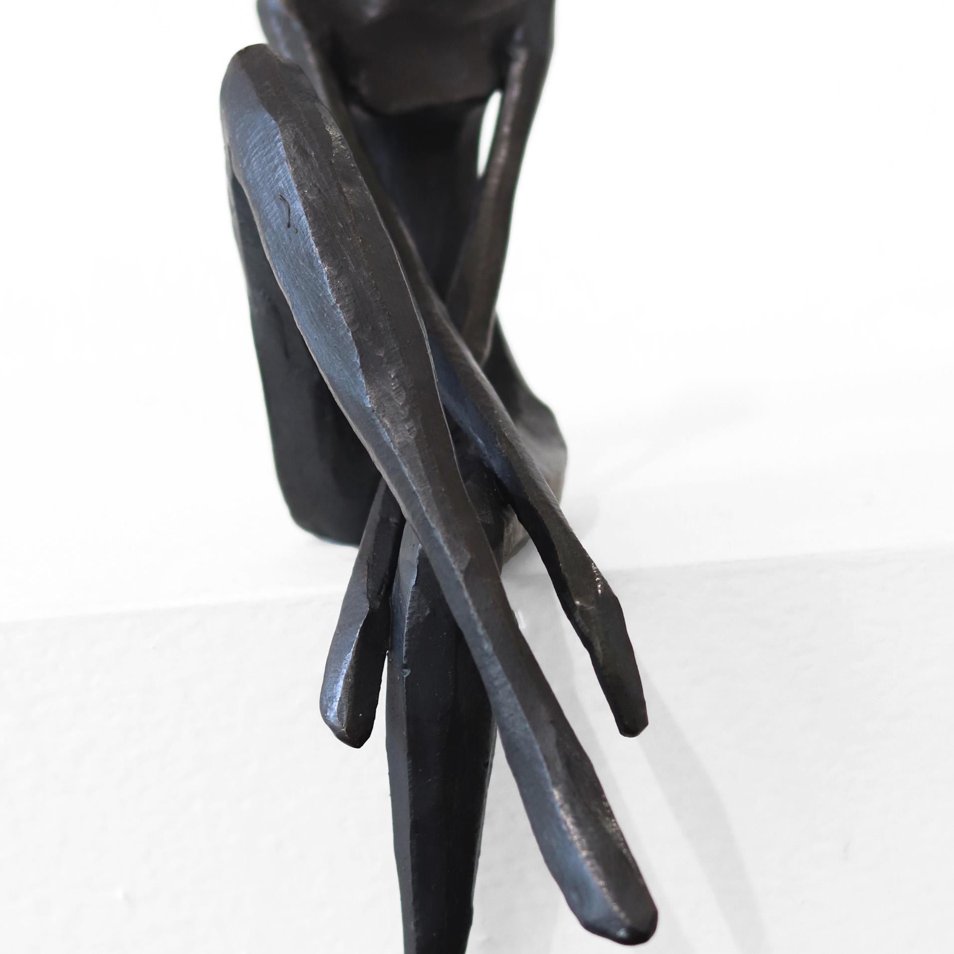 Eleonora  - Sculpture en bronze unique en son genre en vente 2