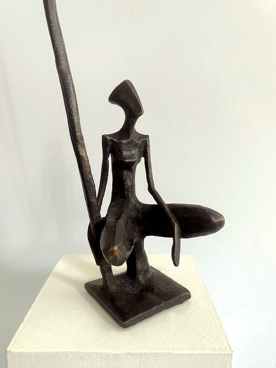 Elin por Nando Kallweit.  Elegante escultura figurativa. en venta 3