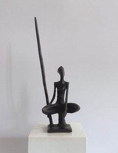 Elin di Nando Kallweit.  Elegante scultura figurativa.