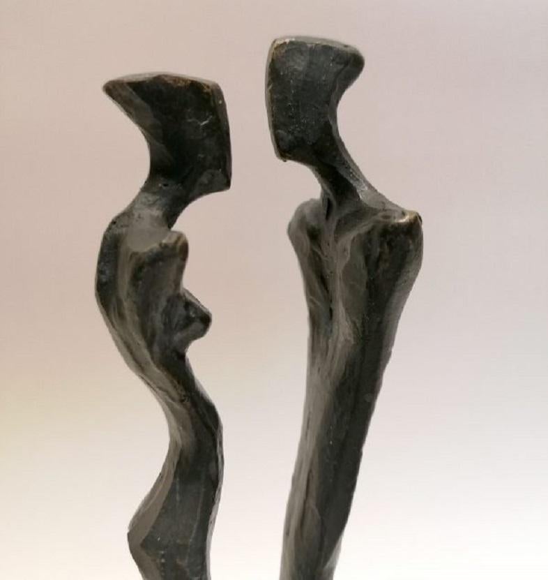 En Amore I by Nando Kallweit  Elegant bronze sculpture. For Sale 1
