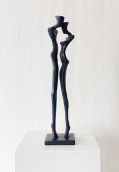 Family #II by Nando Kallweit.  Elegant figurative sculpture.