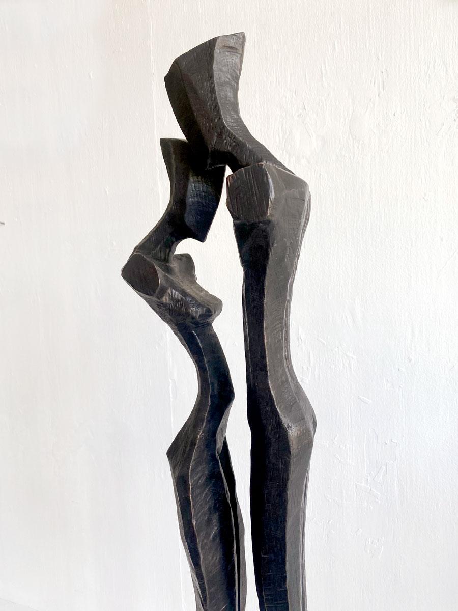 Family XII by Nando Kallweit. Elegant figurative bronze sculpture of a couple. in vendita 3