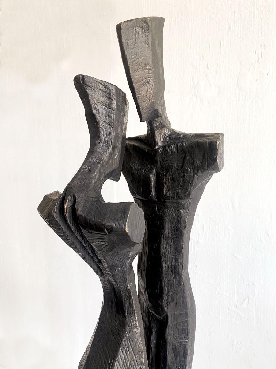 Family XII by Nando Kallweit. Elegant figurative bronze sculpture of a couple. in vendita 4