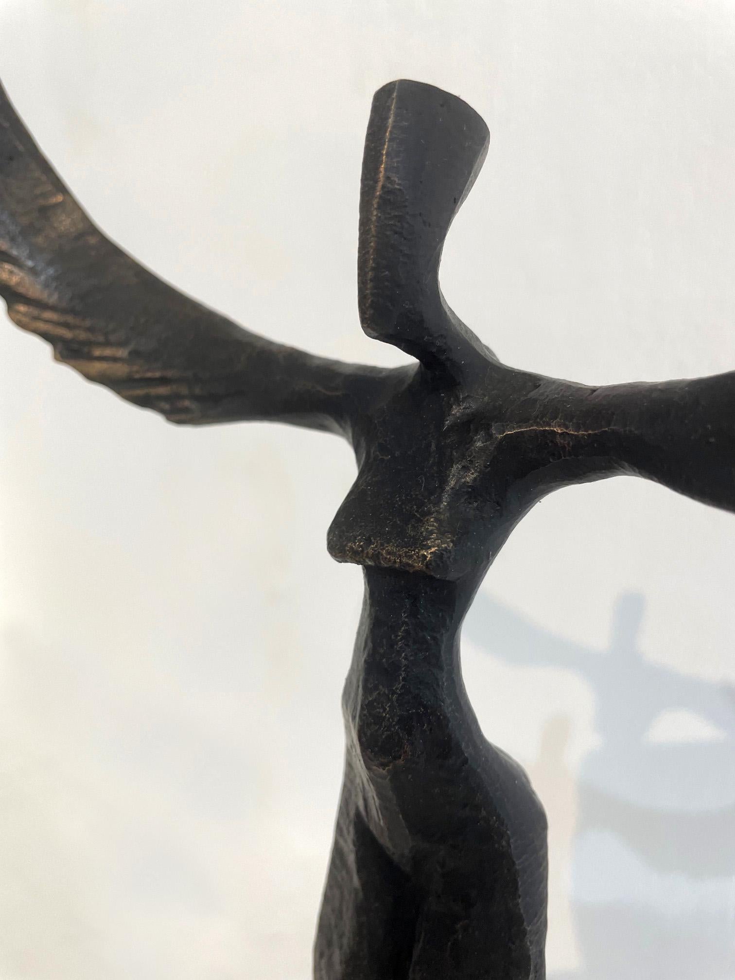 Helena III by Nando Kallweit.  Elegant figurative bronze sculpture. For Sale 6