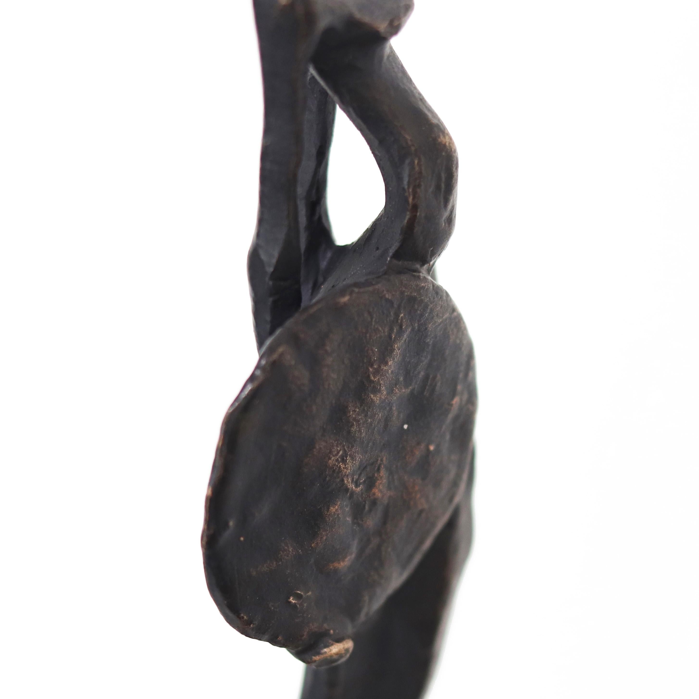 Hera  - Graceful Modern Figurative Bronze Sculpture - Original Art and Design  For Sale 3