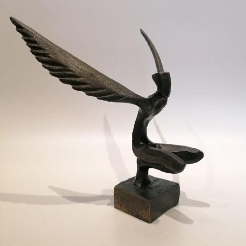 Icarus VII by Nando Kallweit. Bronze Sculpture, Edition of 25 For Sale 3