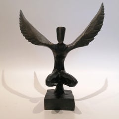 Icarus VII. von Nando Kallweit. Bronzeskulptur, Auflage von 25 Stück