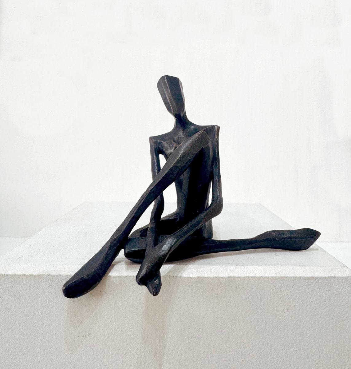 John. By Nando Kallweit. Elegant bronze figurative sculpture.