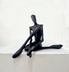 John. By Nando Kallweit. Elegant bronze figurative sculpture.