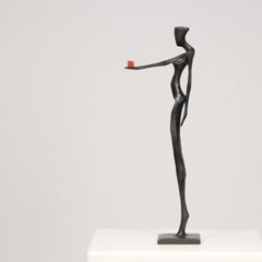 Leni. Par Nando Kallweit. Sculpture figurative élégante en bronze