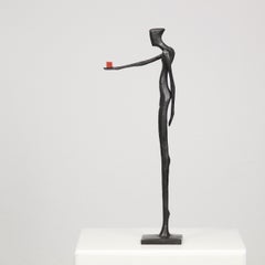 Leo. By Nando Kallweit. Elegant bronze figurative sculpture