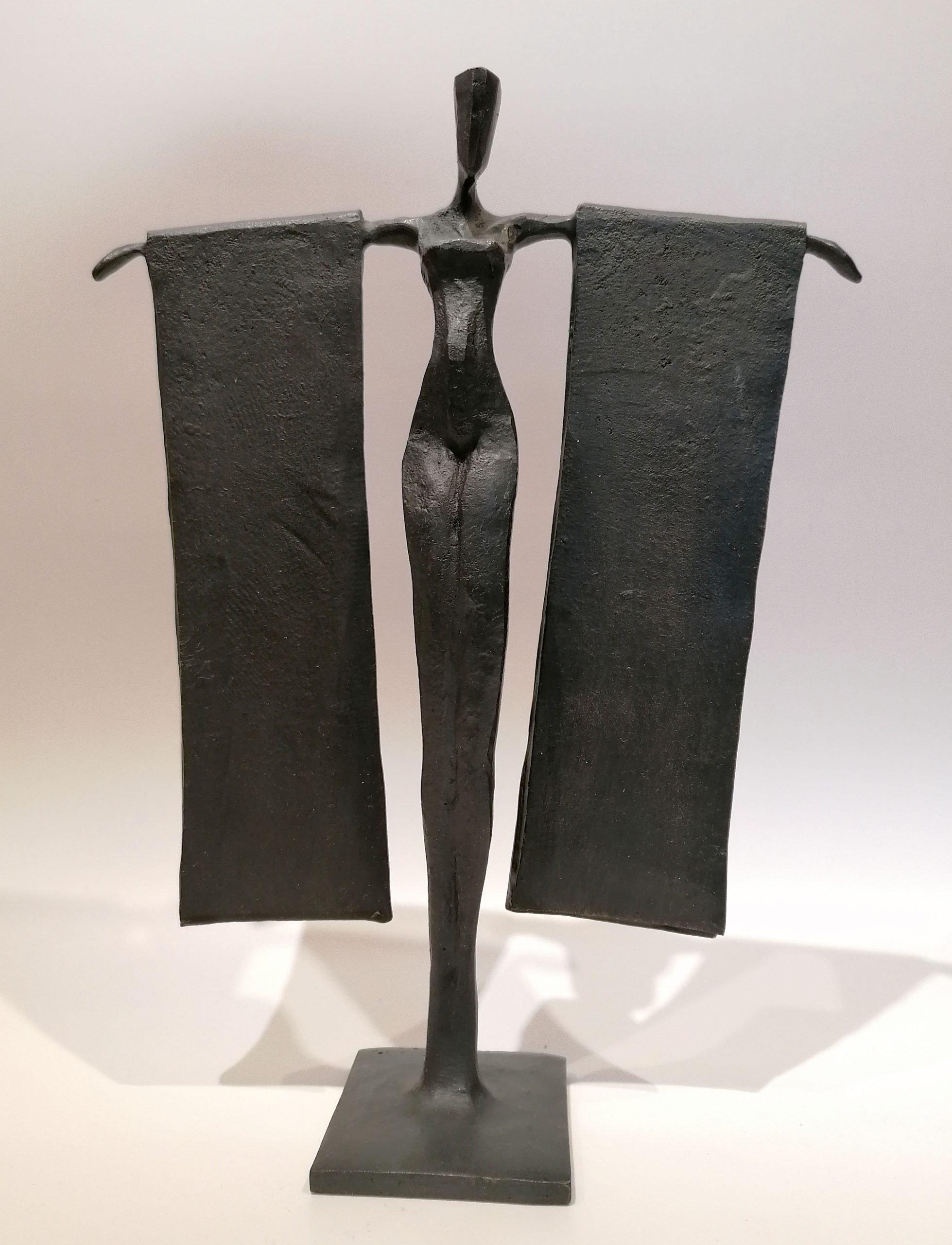 Magdalena l by Nando Kallweit. Bronze sculpture of human figure. Edition of 25 1