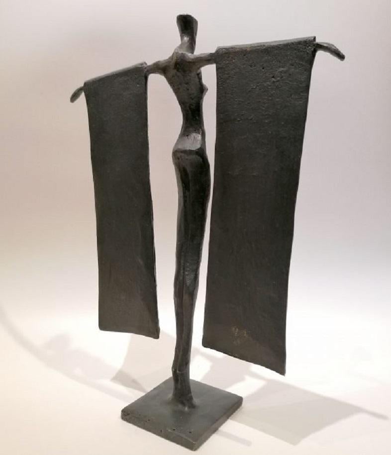 Magdalena l by Nando Kallweit. Bronze sculpture of human figure. Edition of 25 3
