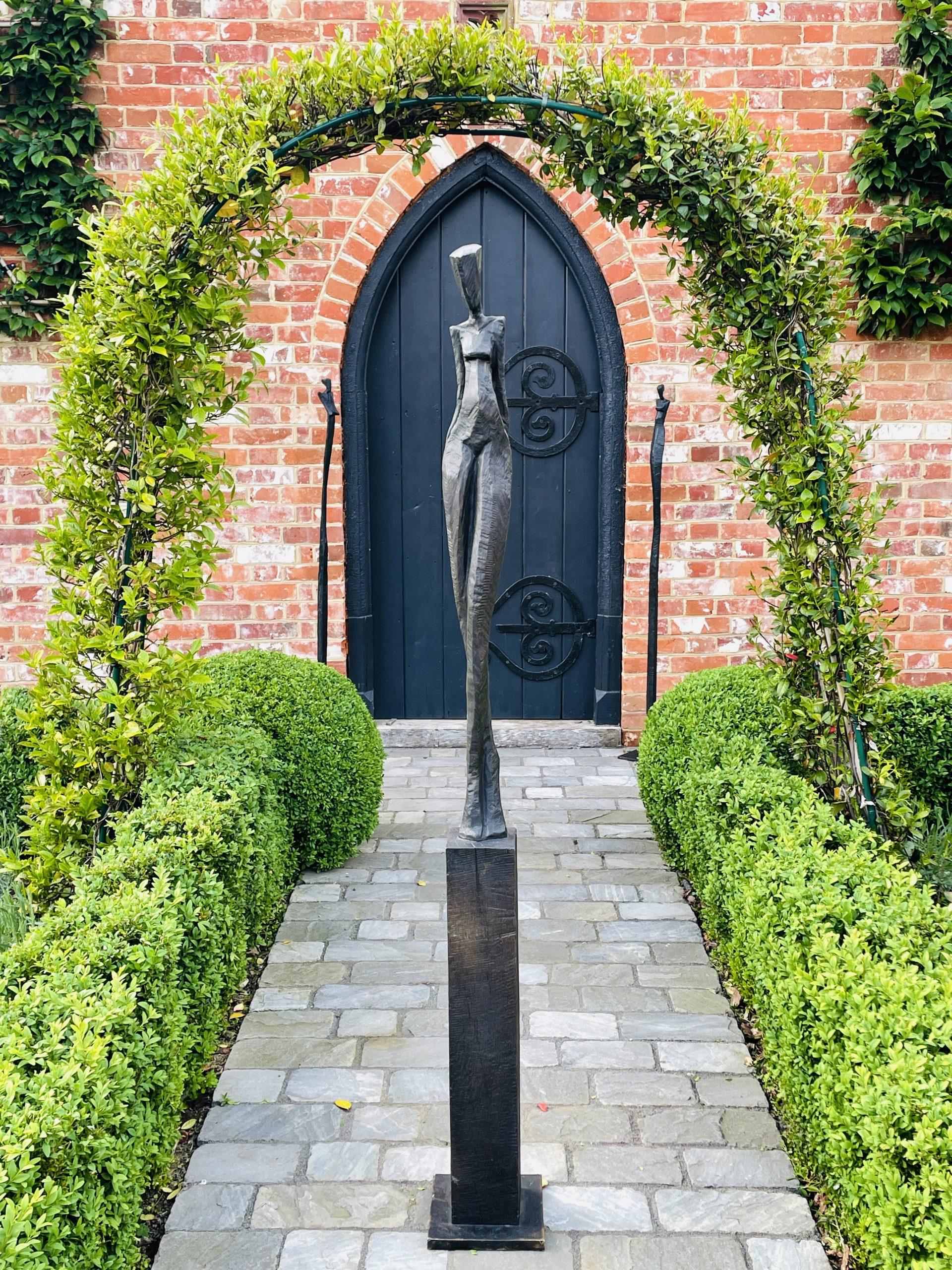 Melisandre by Nando Kallweit 166cm tall Elegant bronze sculpture of human figure For Sale 2