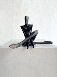 Mich. By Nando Kallweit. Elegant bronze figurative sculpture.