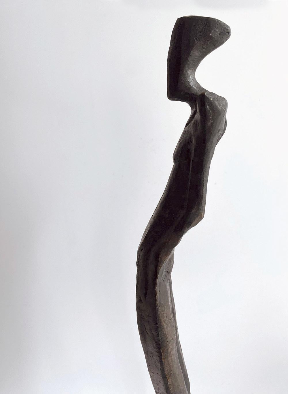 Michael by Nando Kallweit. Elegant figurative bronze sculpture of male form. For Sale 5