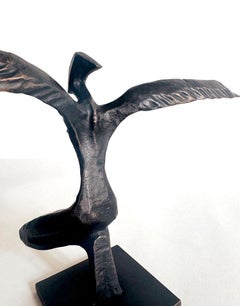 Pheonix XIII by Nando Kallweit.  Elegant figurative sculpture.