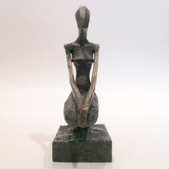 Lachs von Nando Kallweit.  Elegante figurative Skulptur