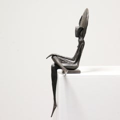 Selene V. By Nando Kallweit. Elegant bronze figurative sculpture
