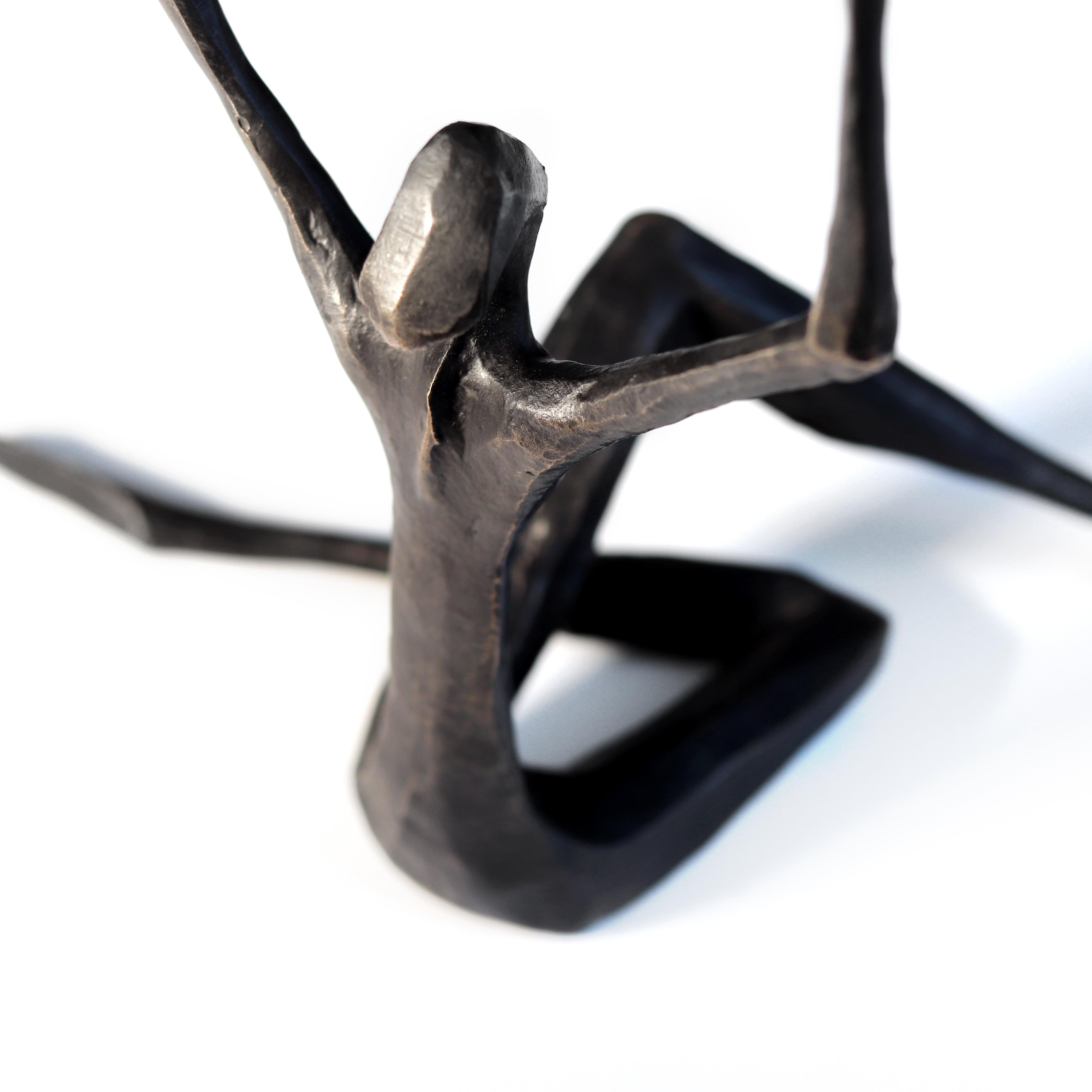 Selene VII (4/25) -  Figurative Abstract Bronze Sculpture for Shelf or Table For Sale 5