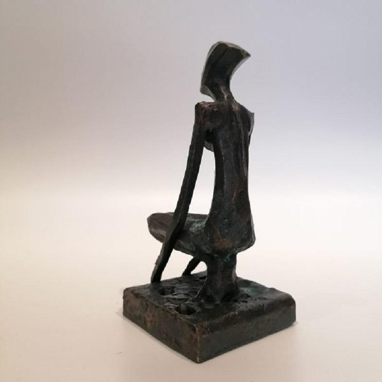 Steff von Nando Kallweit. Bronzeskulptur einer menschlichen Figur aus Bronze. Serial Unikat. im Angebot 2