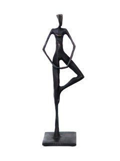 Swami II - Graceful Modern Contemporary Dancer Figurative Bronze Sculpture
