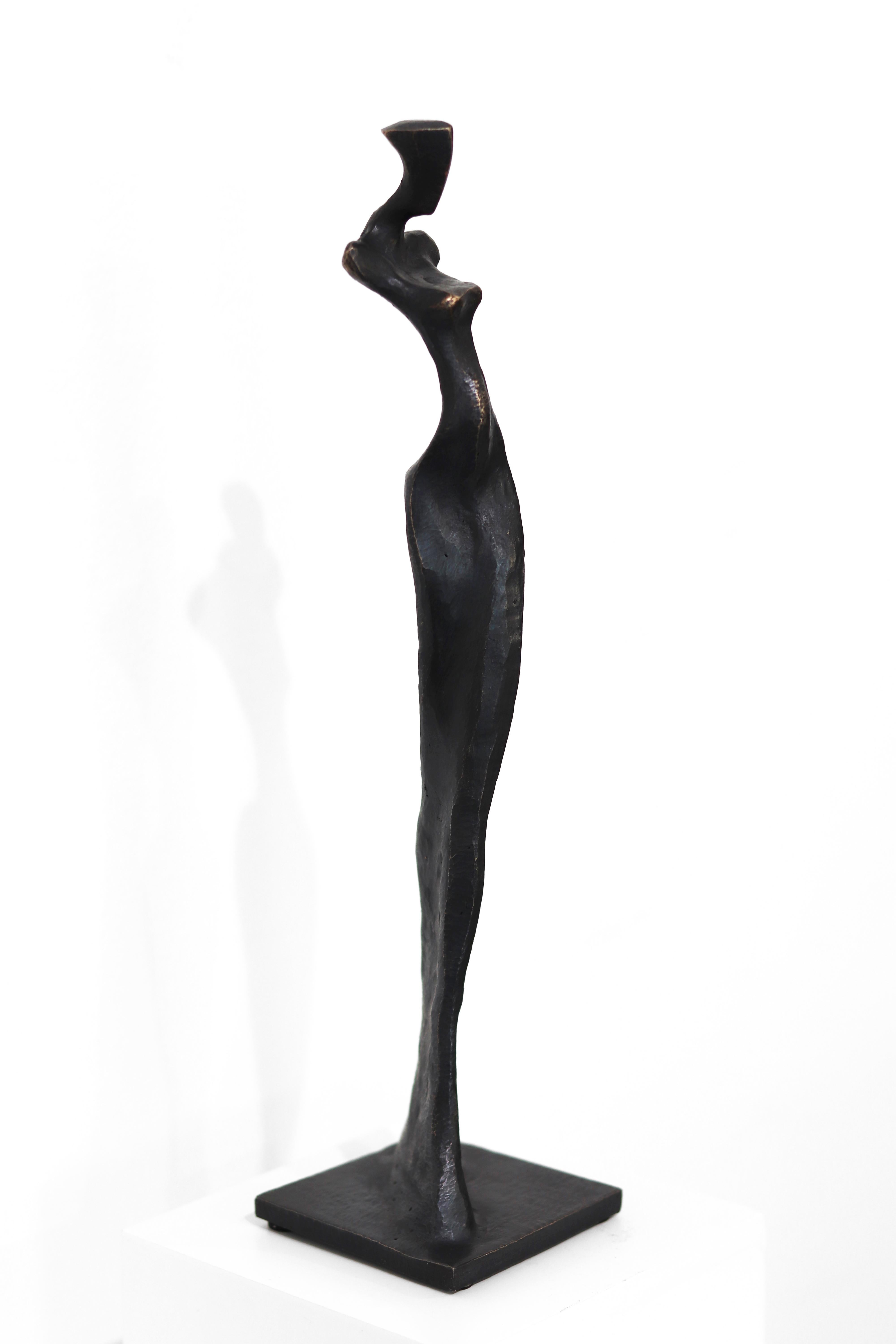 Trisha I  - Elegant Original Figurative Bronze Sculpture For Sale 1