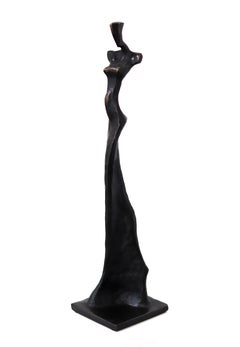 Trisha I  - Elegant Original Figurative Bronze Sculpture