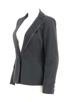 Nanette Lepore Cutout Crepe Blazer US 8 UK 12